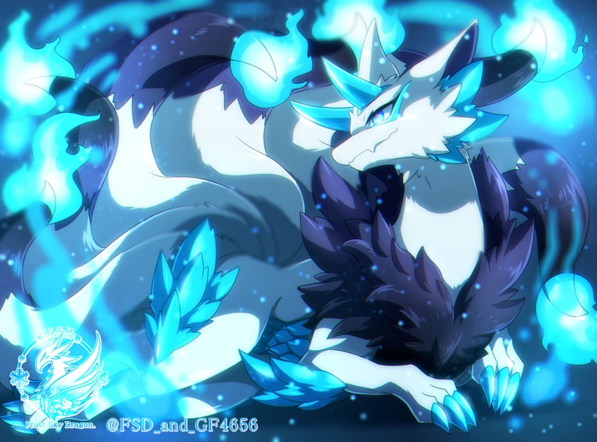 blue firetail (dragon village and 1 more) drawn by gurifon