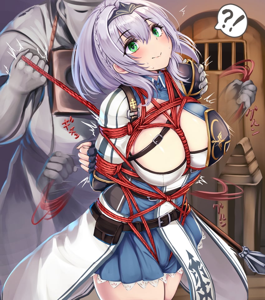 shirogane noel (hololive) drawn by monikano