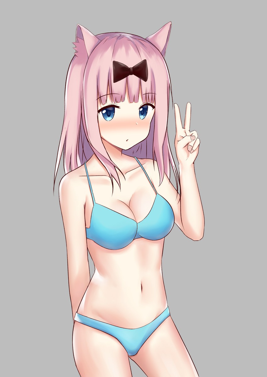 fujiwara chika (kaguya-sama wa kokurasetai ~tensai-tachi no renai zunousen~) drawn by tshen1998