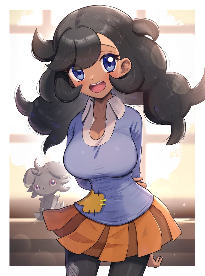 espurr and emma (pokemon and 1 more) drawn by gonzarez