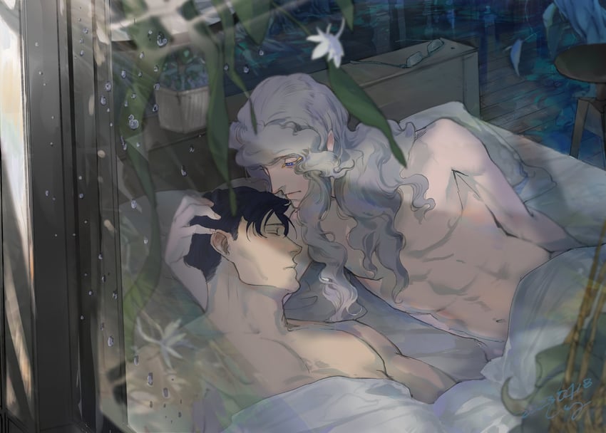hinrigh biganduffno and ken'i wang (hunter x hunter) drawn by almostghost