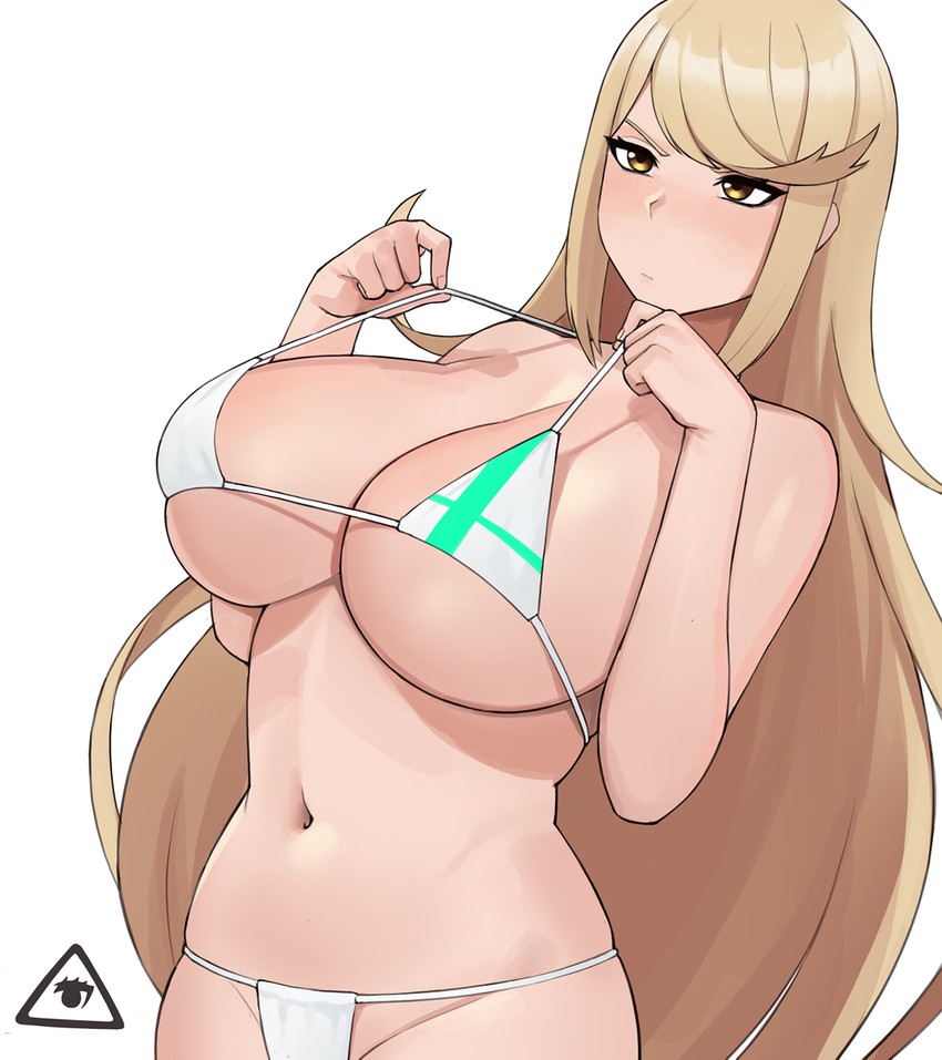 mythra (xenoblade chronicles and 1 more) drawn by donburi_(donburikazoku)