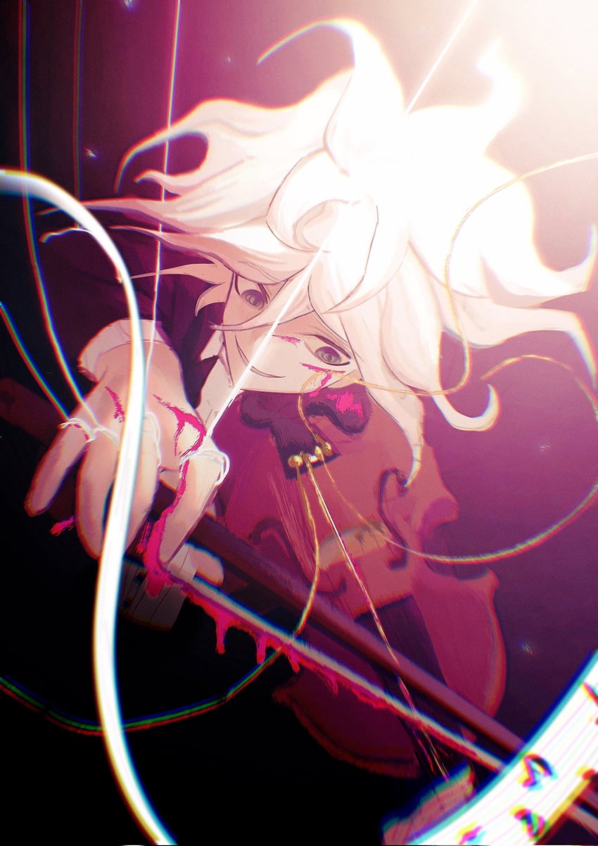 komaeda nagito (danganronpa and 1 more) drawn by natsu_(apfhd_77)