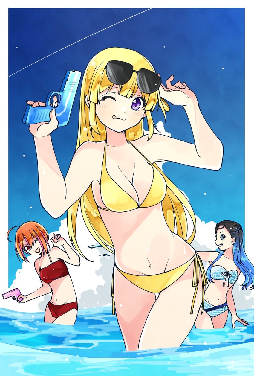 fujima sakura, himuro mizuki, and nishiura sora (22/7) drawn by trefle_r