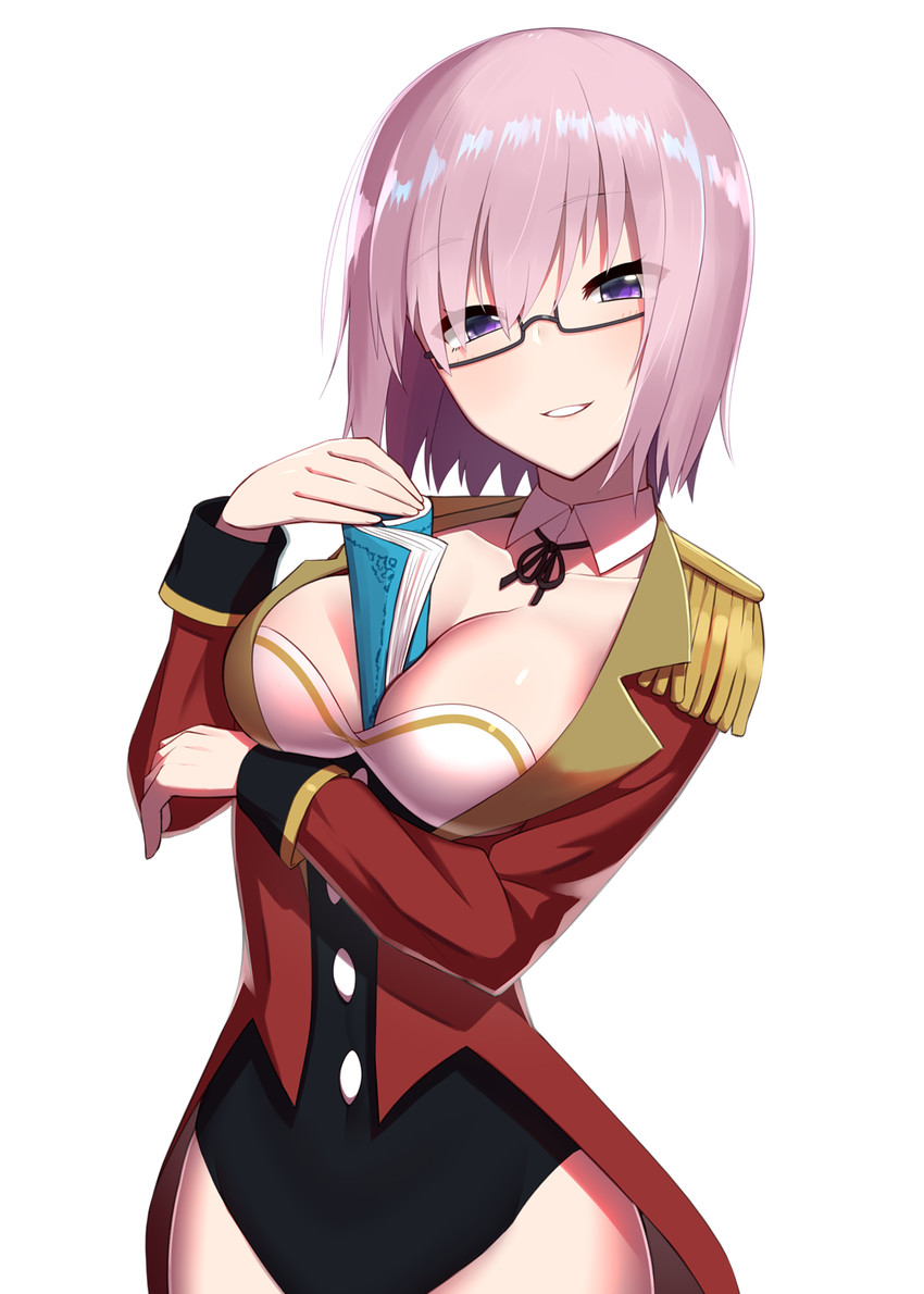 mash kyrielight (fate and 1 more) drawn by kuroshiro_(ms-2420)