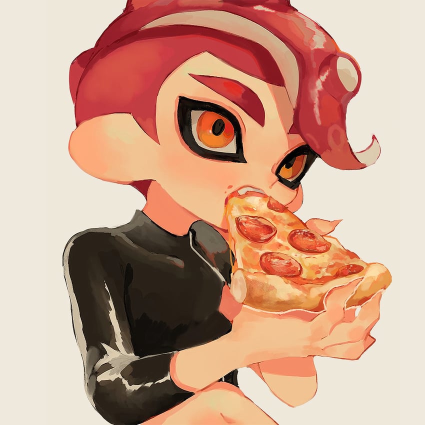 octoling player character, agent 8, and octoling boy (splatoon and 2 more) drawn by ze090