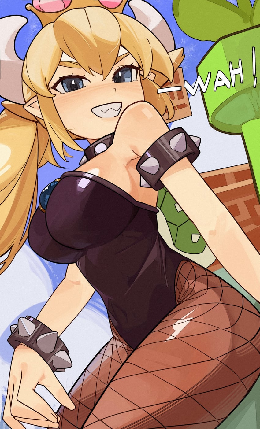 bowsette (mario and 1 more) drawn by vergil_mon