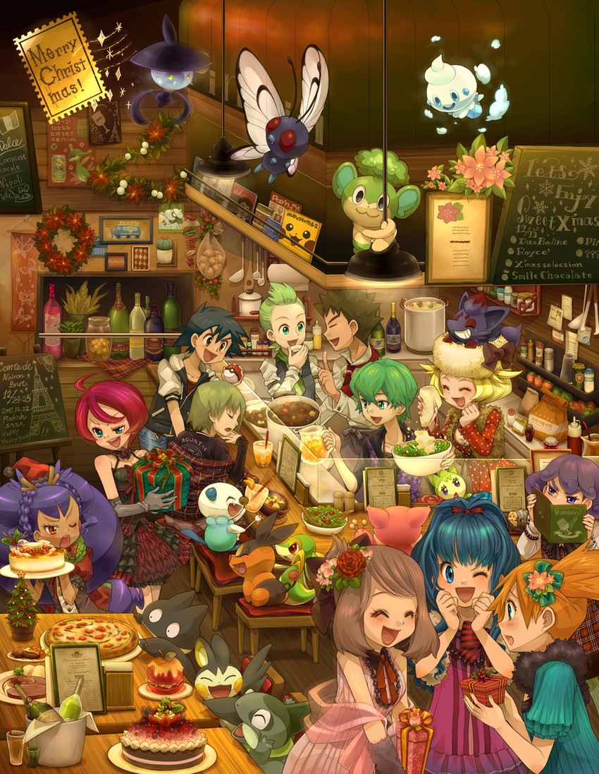 pikachu, dawn, may, ash ketchum, misty, and 23 more (pokemon and 3 more) drawn by sasairebun