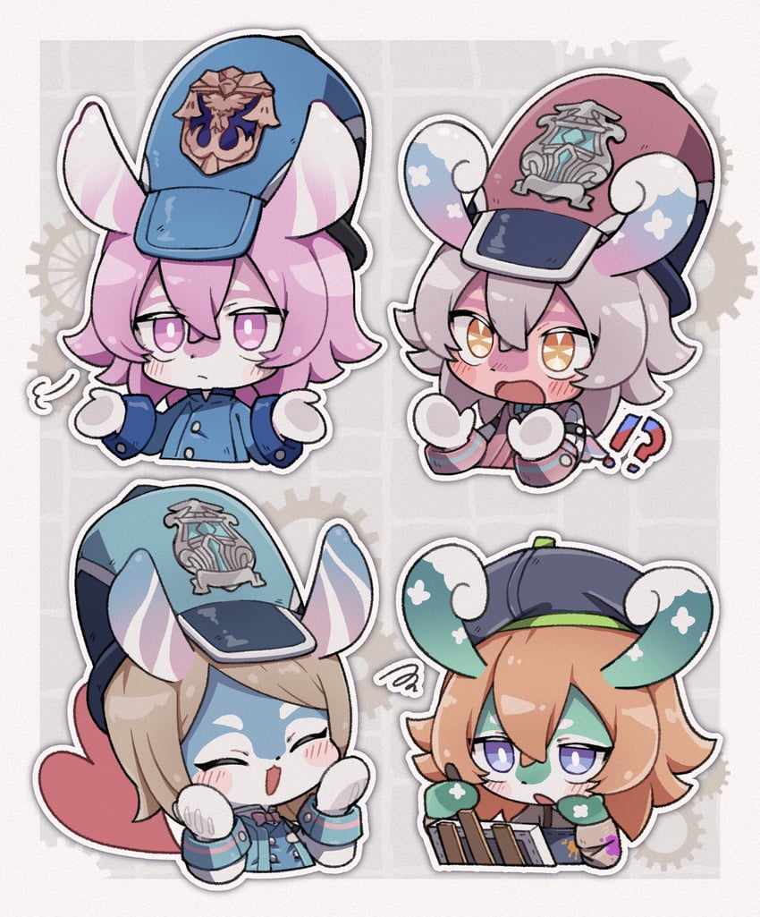 blathine, aeval, mamere, and elphane (genshin impact) drawn by mitsui_mikan
