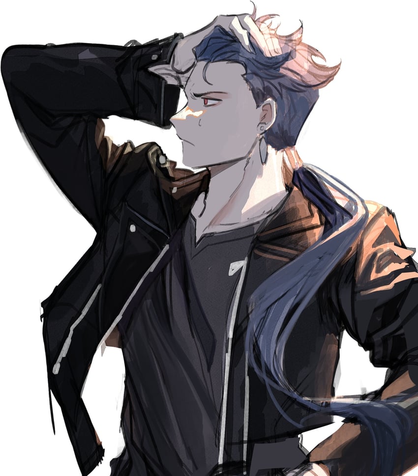 cu chulainn (fate and 1 more) drawn by sattari