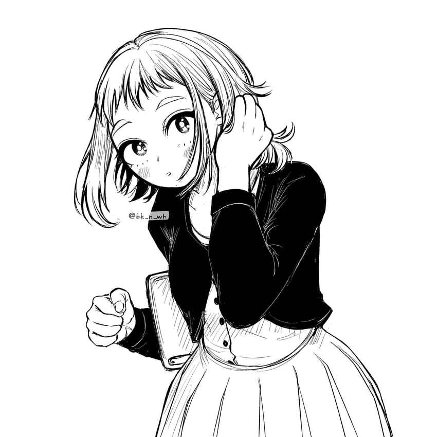 uraraka ochaco (boku no hero academia) drawn by bk_n_wh