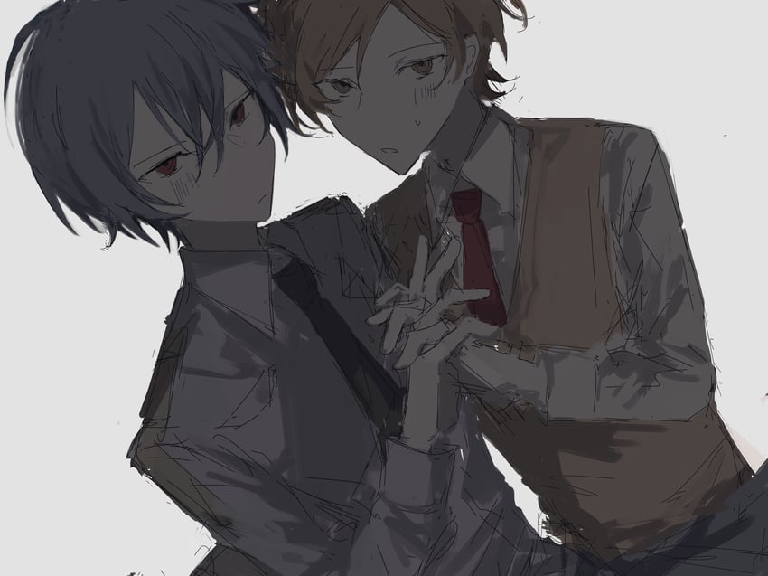 maeda yuki and kinjou tsurugi (danganronpa and 2 more) drawn by sutoroboraito