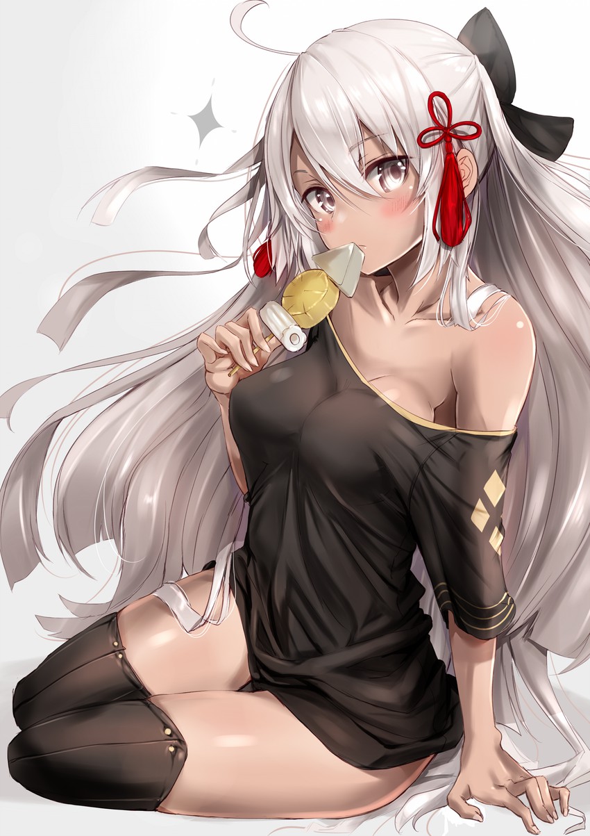 okita souji and okita souji alter (fate and 1 more) drawn by fuku_kitsune_(fuku_fox)
