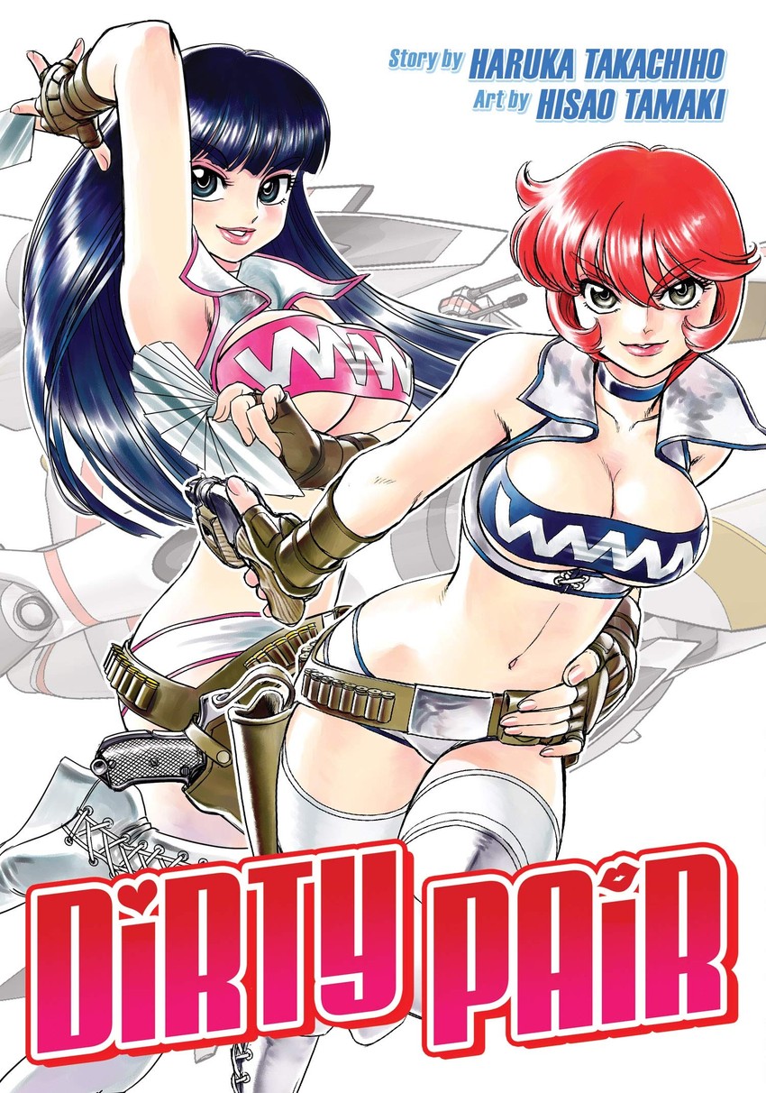 yuri and kei (dirty pair and 1 more) drawn by tamaki_hisao