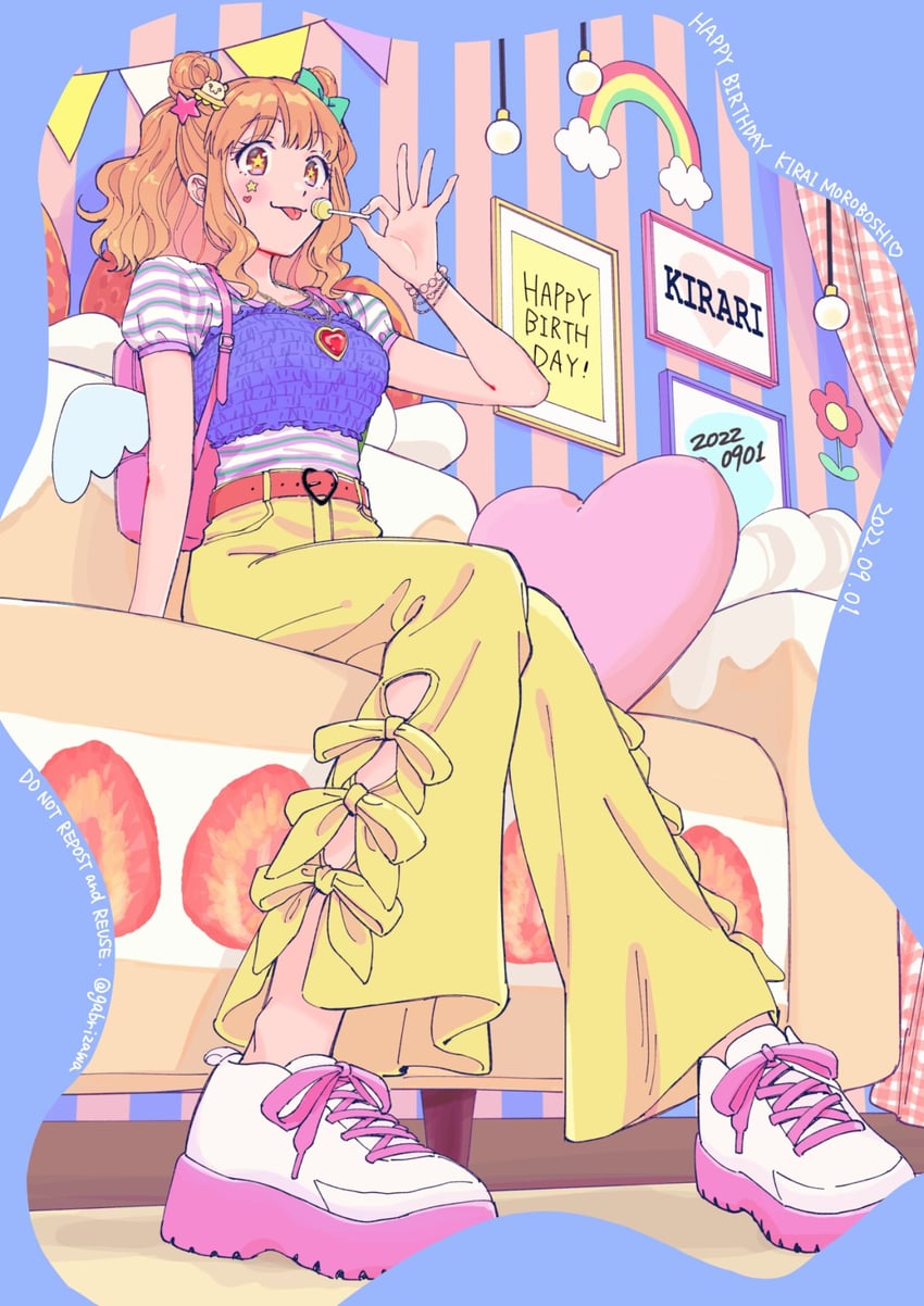 moroboshi kirari (idolmaster and 1 more) drawn by gaburizawa