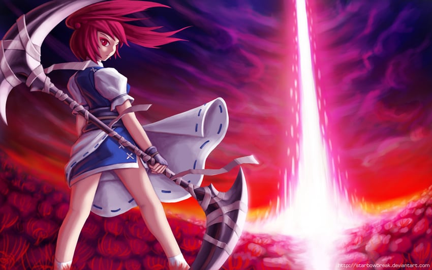 onozuka komachi (touhou and 1 more) drawn by starbownext