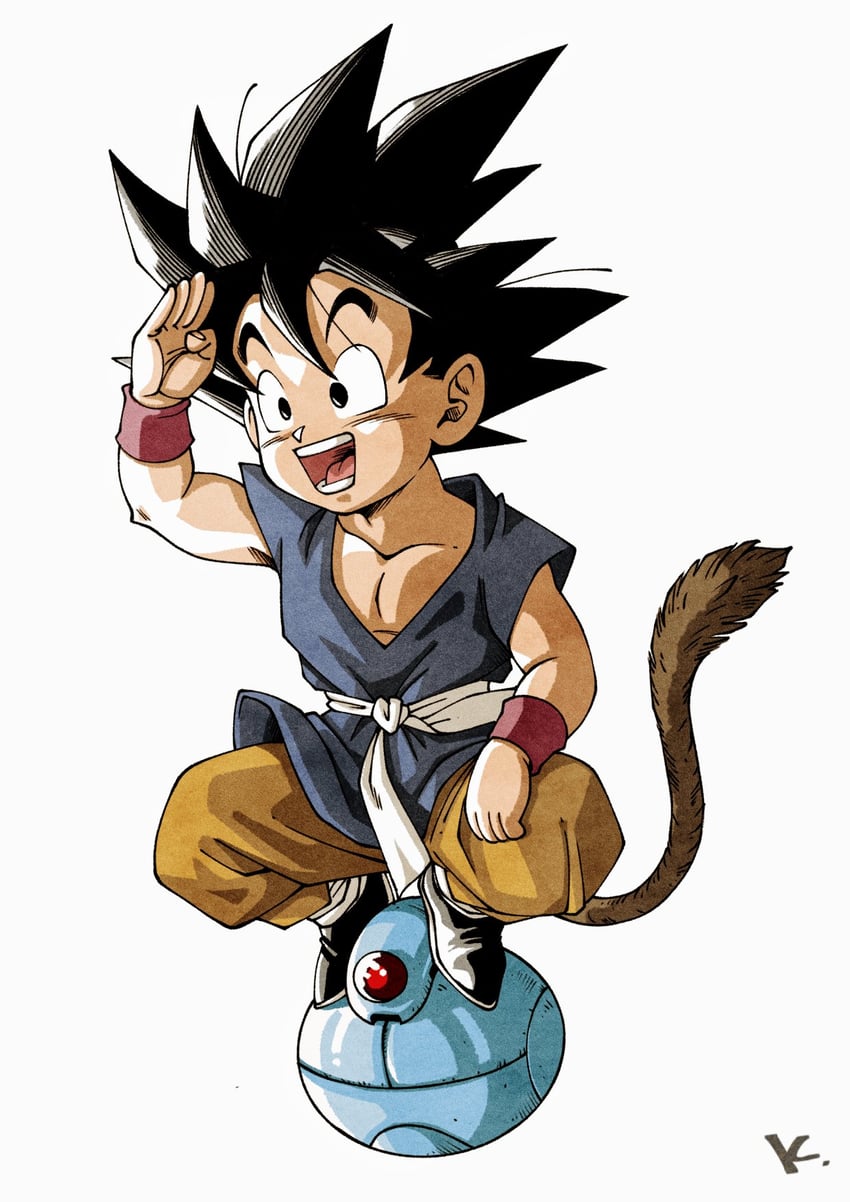 son goku and giru (dragon ball and 1 more) drawn by kakeru_(dbskakeru)