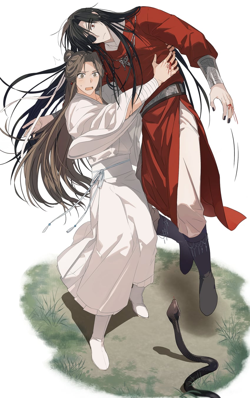 xie lian and hua cheng (tianguan cifu) drawn by ururuzr