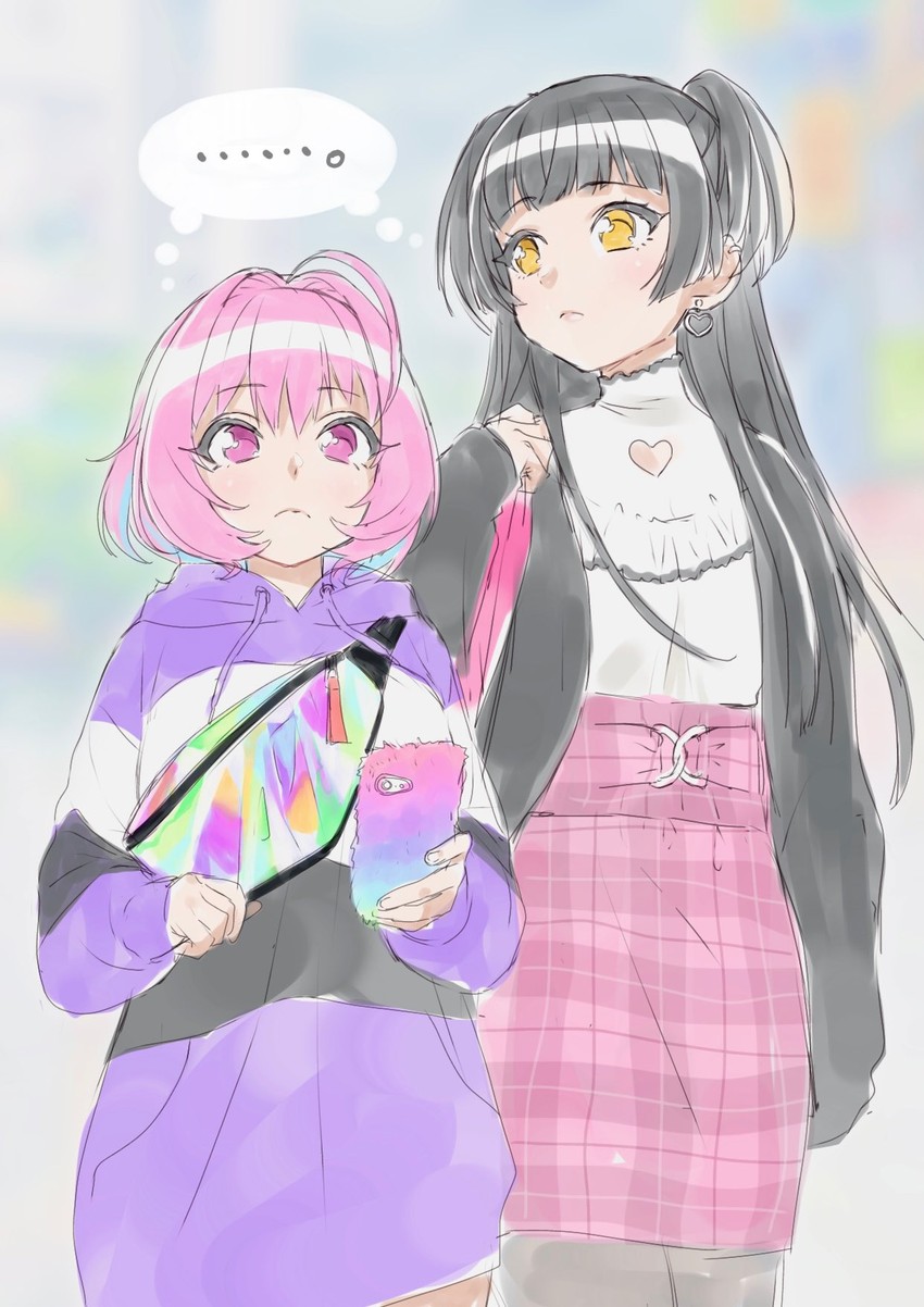 yumemi riamu and mayuzumi fuyuko (idolmaster and 2 more) drawn by rn10r