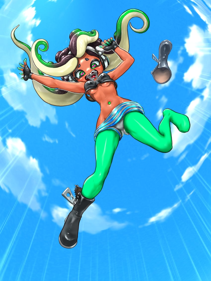 marina (splatoon and 1 more) drawn by koharu2.5
