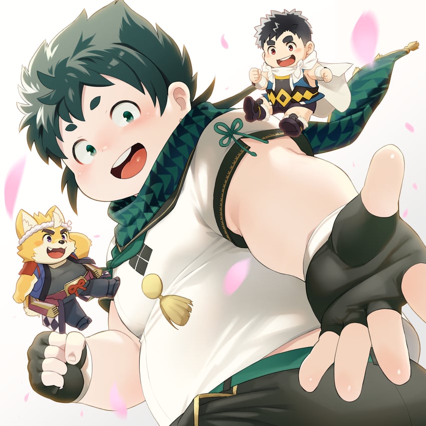musashi, echigo, and sanuki (tamacolle) drawn by fecho_kouta_(nikubo)