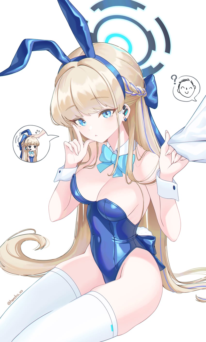 sensei, doodle sensei, and toki (blue archive) drawn by hancho