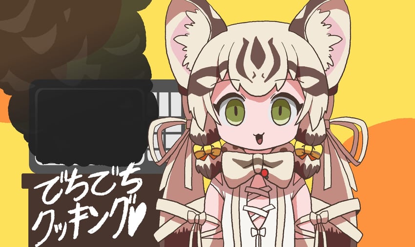 geoffroy's cat (kemono friends and 1 more) drawn by onaji_(sokudo_seigen)
