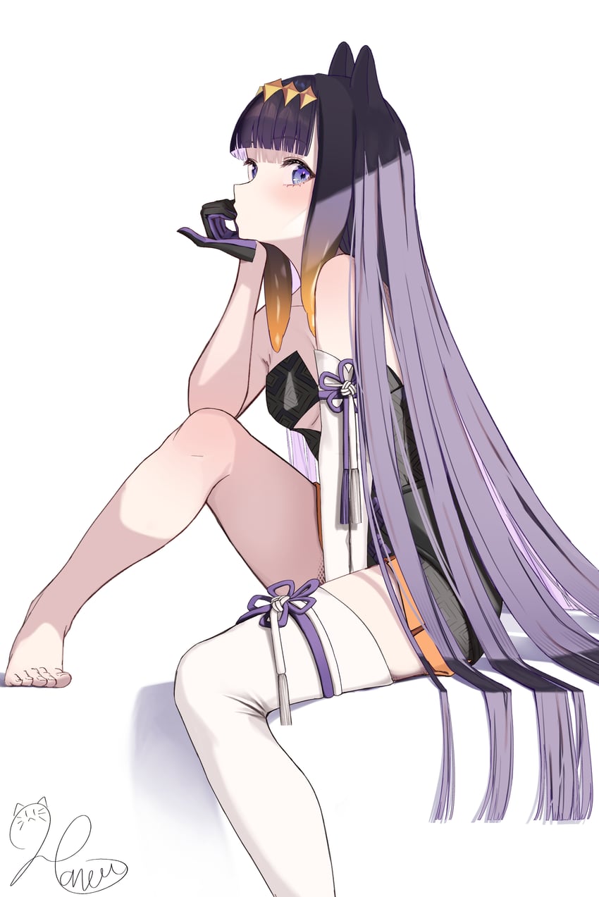 ninomae ina'nis (hololive and 1 more) drawn by haneu_kaku