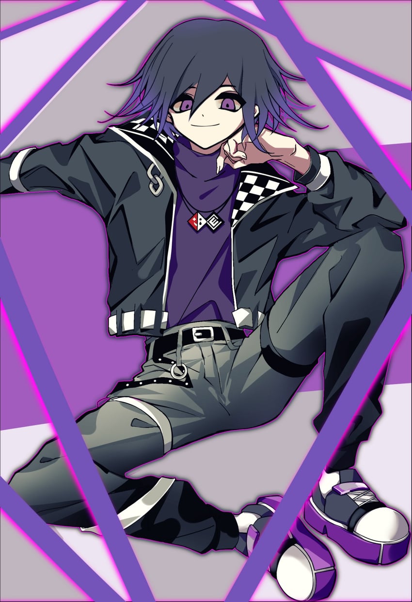oma kokichi (danganronpa and 1 more) drawn by xia_nu_xiao_fang