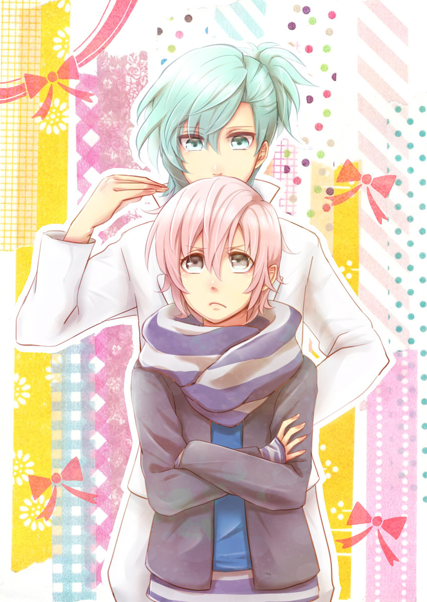 mikaze ai and mikado nagi (uta no prince-sama and 1 more) drawn by yu-yake-red