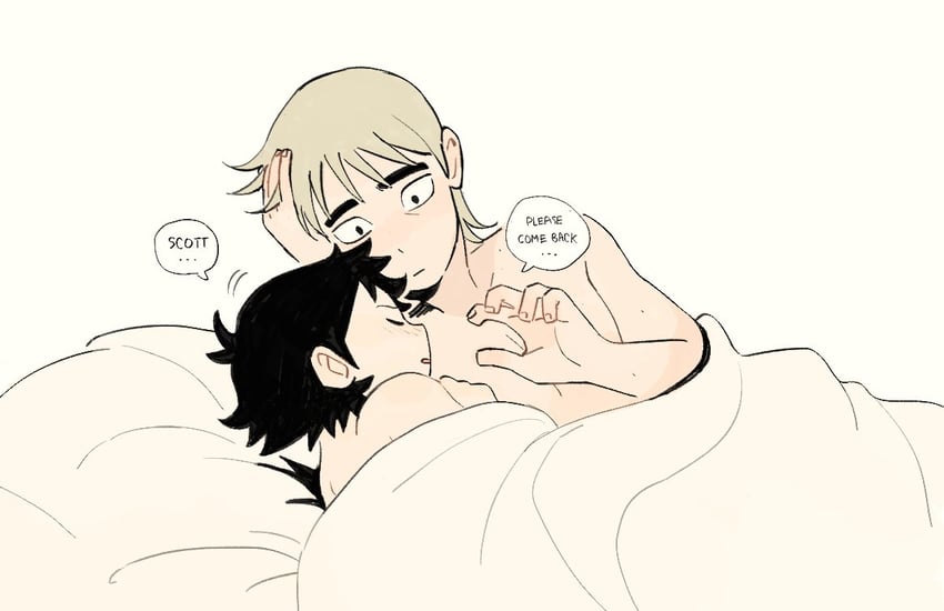 wallace wells and todd ingram (scott pilgrim and 1 more) drawn by yuyu_uu27