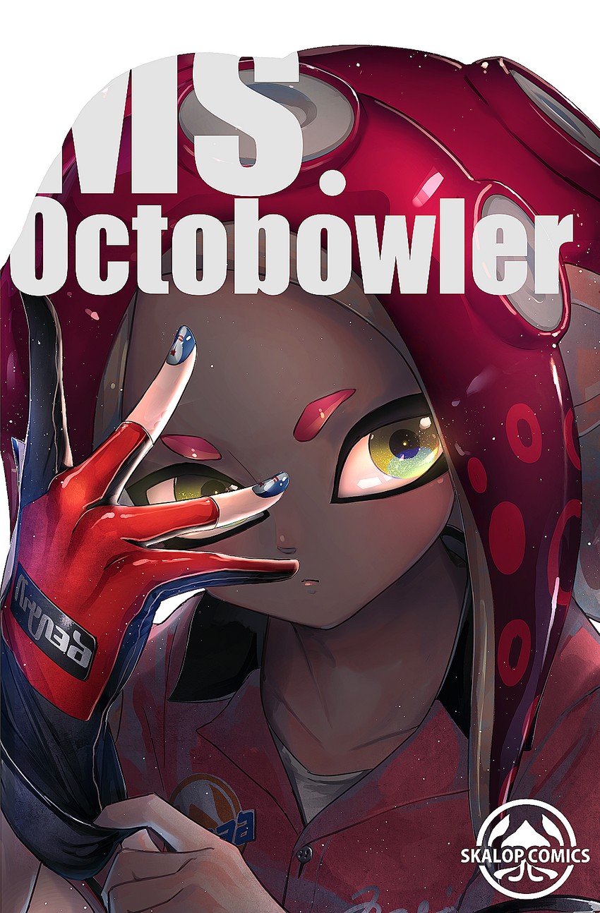 octoling player character and octoling girl (splatoon and 1 more) drawn by kashu_(hizake)
