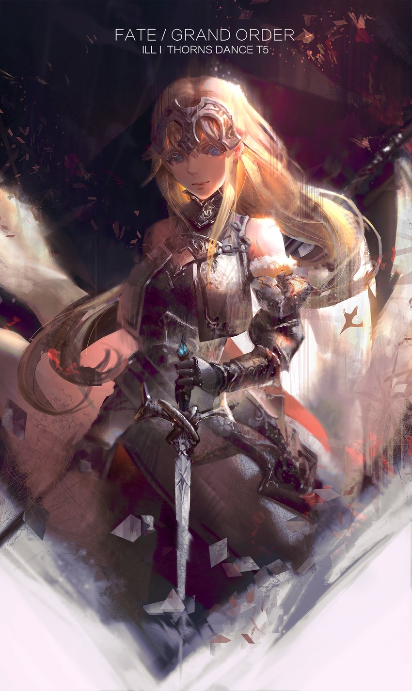 jeanne d'arc (fate and 1 more) drawn by ibara_dance