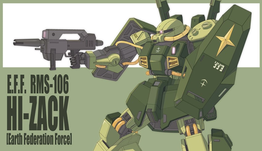 hizack (gundam and 2 more) drawn by viridian-c