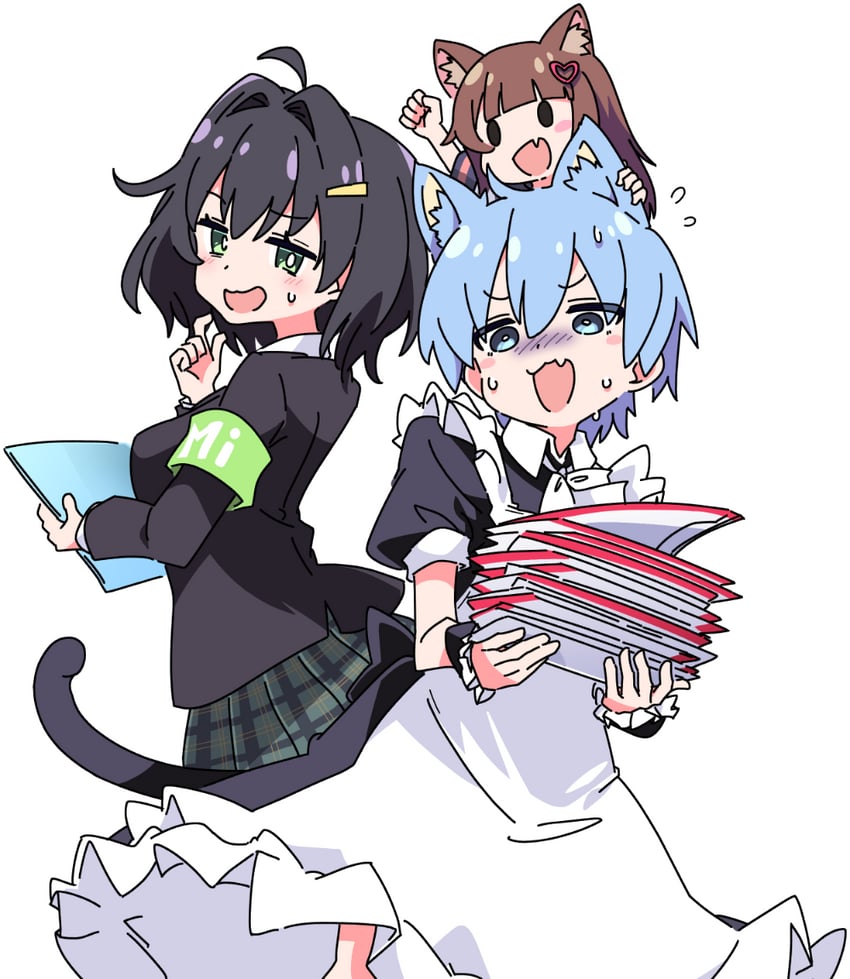 murakami-san, ai-chan, and syuilo (misskey.io) drawn by ixy