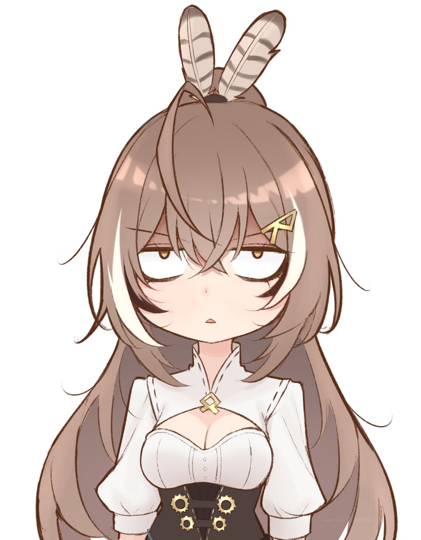 nanashi mumei (hololive and 1 more) drawn by m_r_b