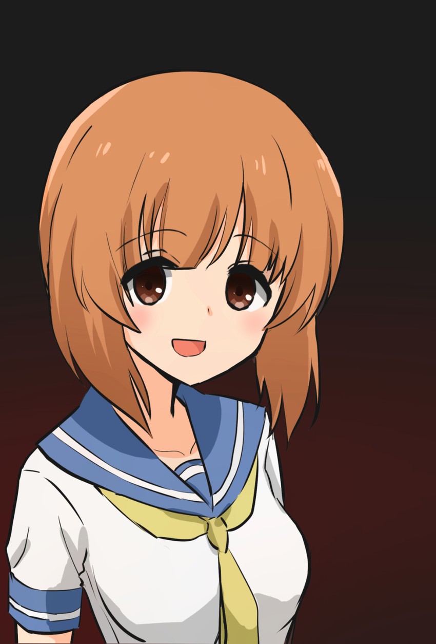 nishizumi miho and ryuuguu rena (girls und panzer and 1 more) drawn by nasunael
