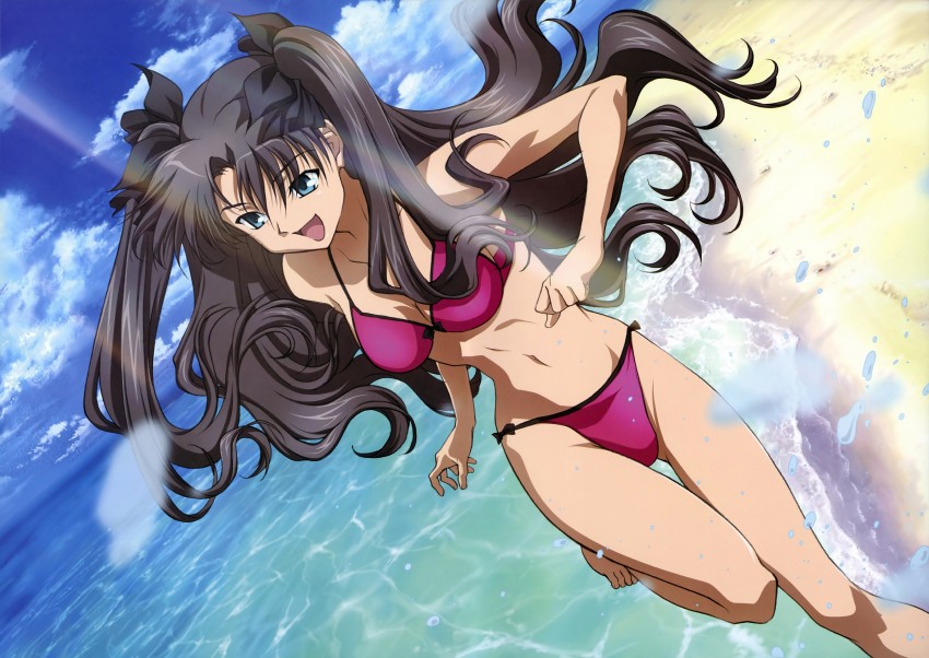 tohsaka rin (fate and 1 more) drawn by shirase_emiko