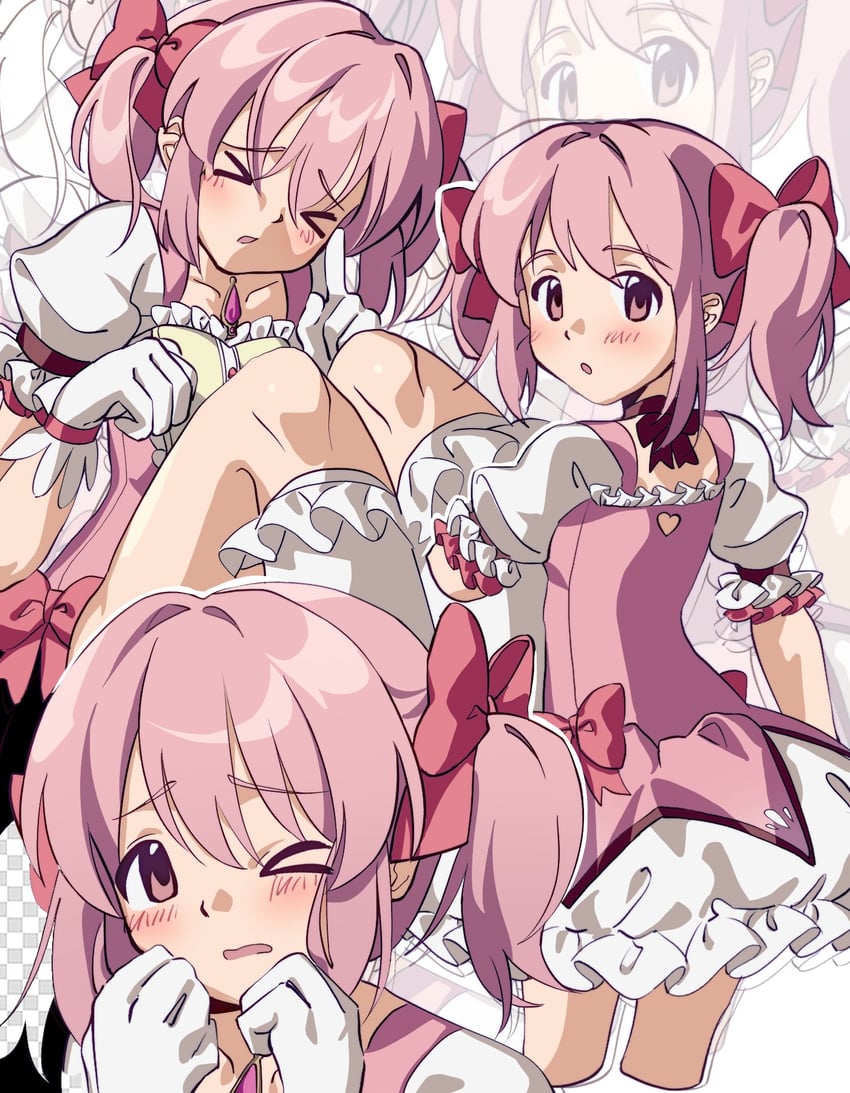 kaname madoka (mahou shoujo madoka magica) drawn by kuro_miumu