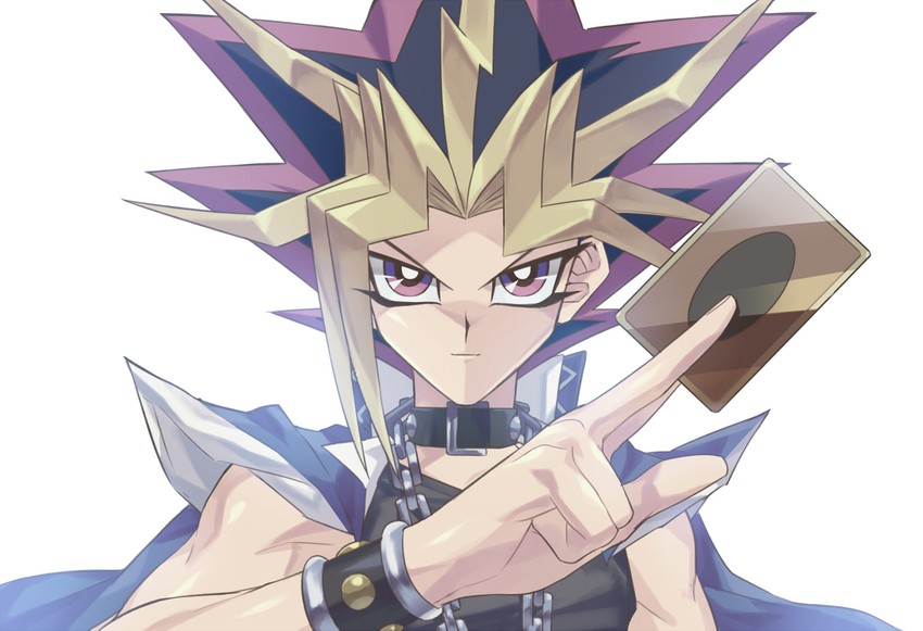 yami yugi (yu-gi-oh! and 1 more) drawn by talgi