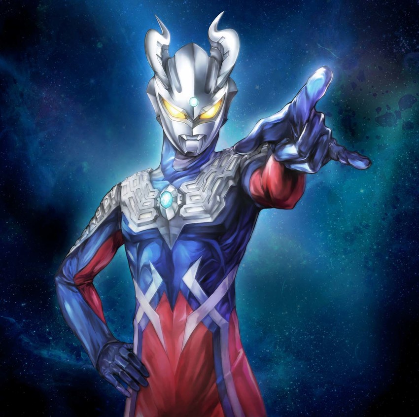 ultraman zero (ultra series and 1 more) drawn by bai_wang