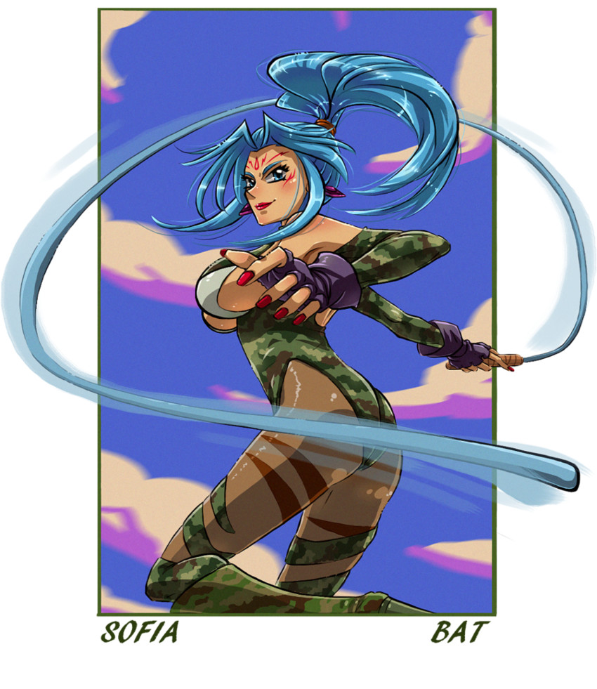 sofia (toushinden) drawn by arwencilla