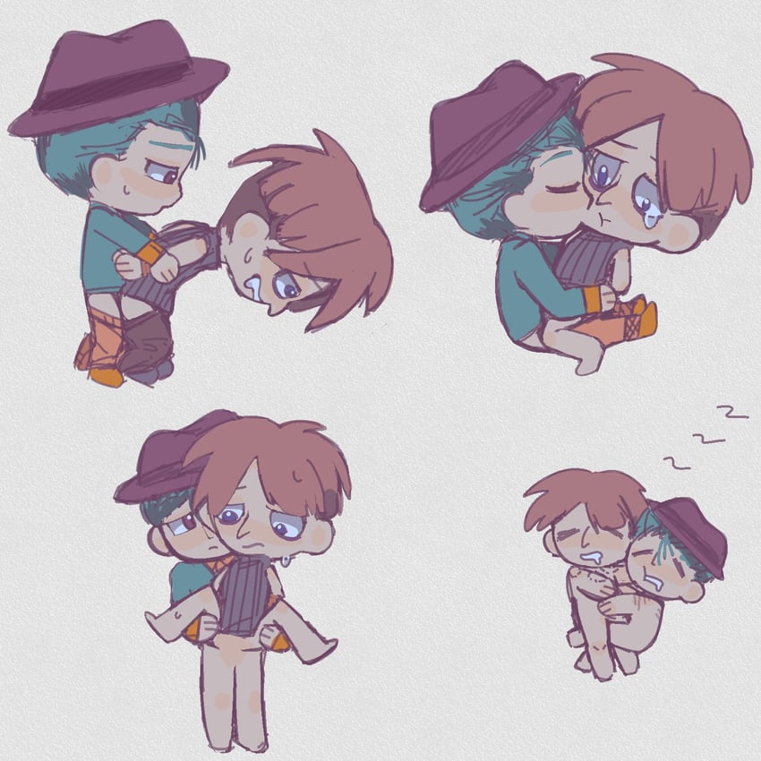 perry the platypus and heinz doofenshmirtz (phineas and ferb) drawn by yzi1472409