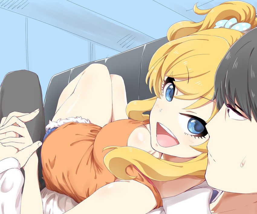 producer and ohtsuki yui (idolmaster and 1 more) drawn by rugishi