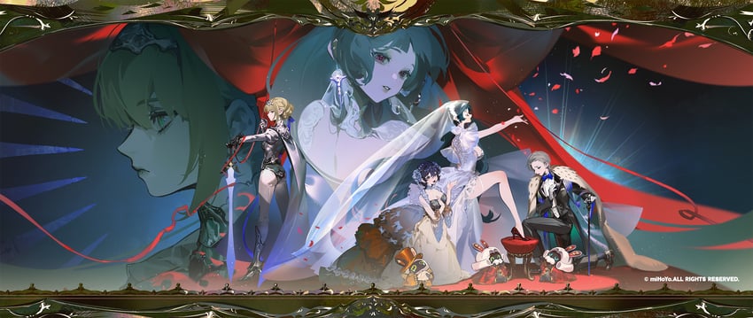 belle, wise, evelyn chevalier, and astra yao (zenless zone zero)