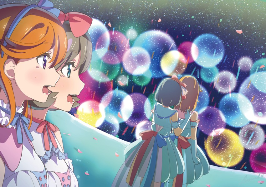 shibuya kanon and tang keke (love live! and 1 more) drawn by aozora_aoi