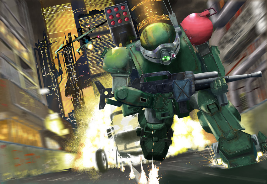 scopedog (soukou kihei votoms) drawn by i.t.o_daynamics