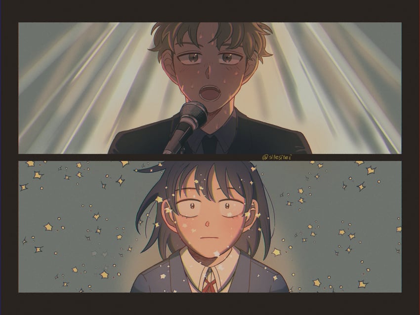 hatono chihiro and takami kouki (futsuu no keion-bu) drawn by sitesitei