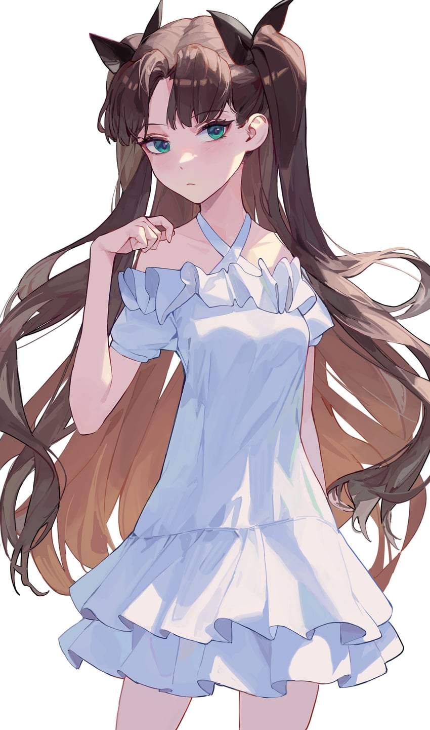tohsaka rin (fate and 1 more) drawn by cotta_(heleif)