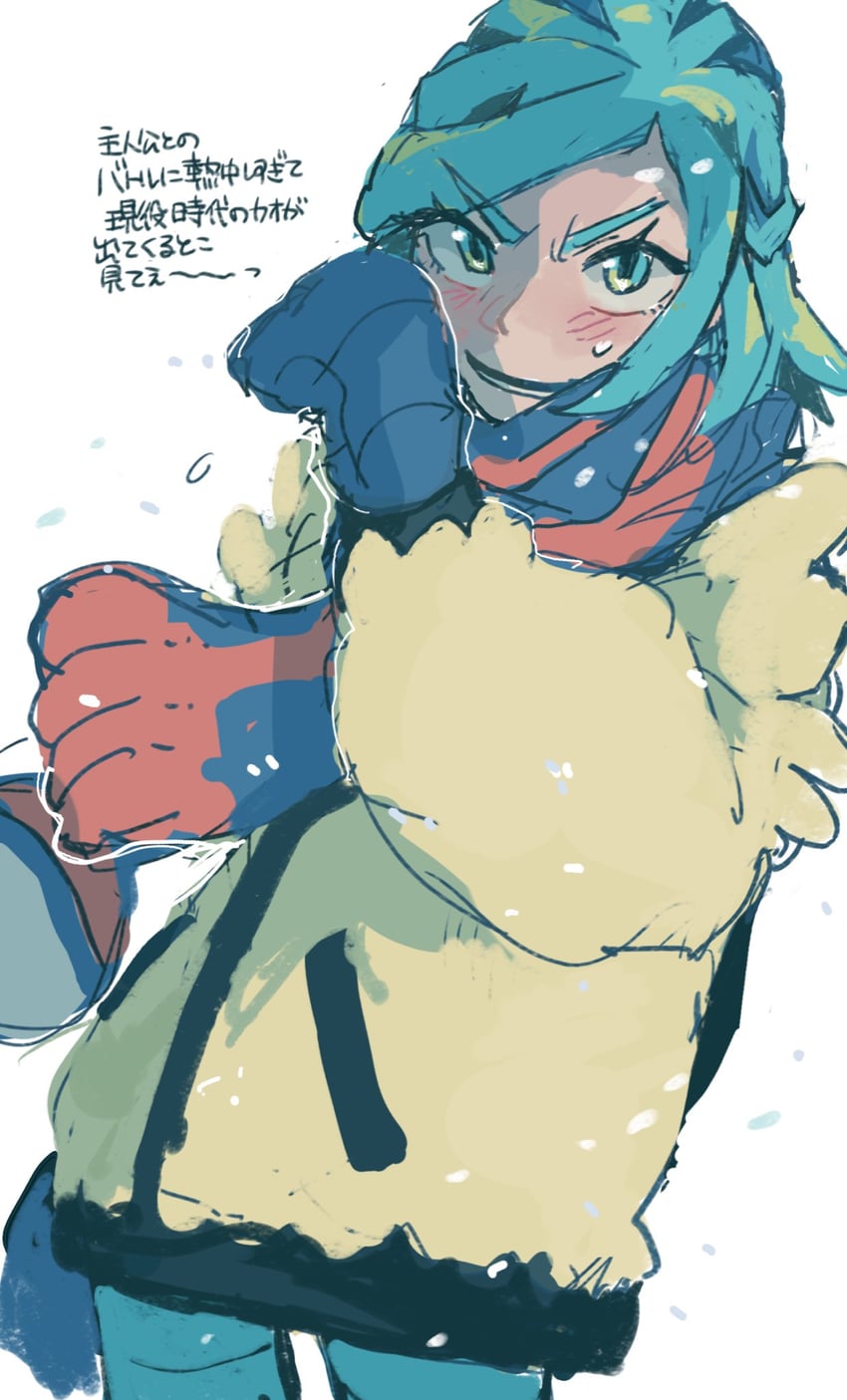 grusha (pokemon and 1 more) drawn by yusho_(ossm03)
